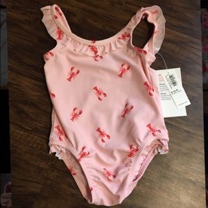 6-12 Old Navy lobster swimsuit NWT